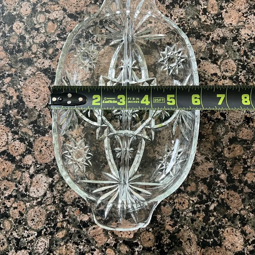 Vintage Glass Relish or Candy Dish EUC